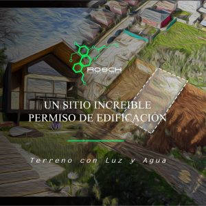 Terreno con permiso de edificación (agua y luz instalada)